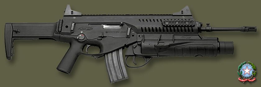 Beretta ARX160 с гранатометом GLX 160