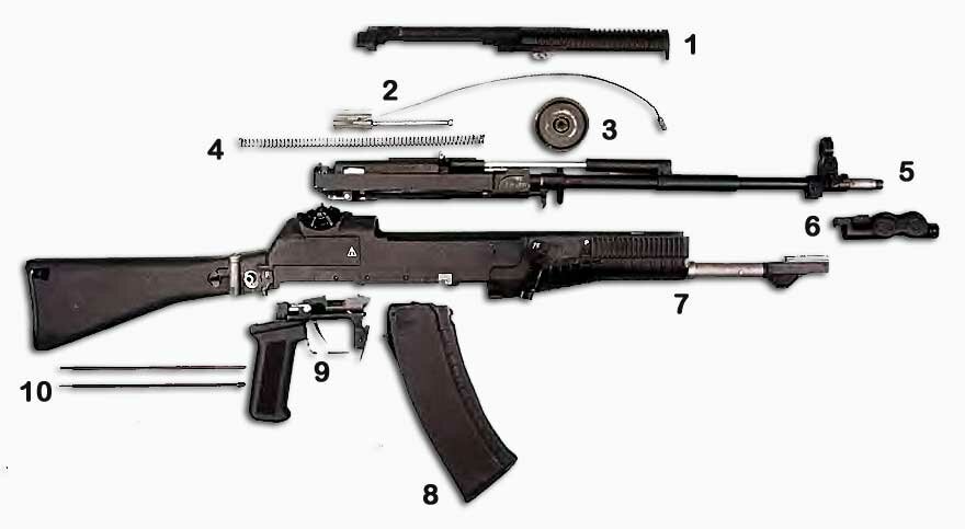 увеличить изображение АН 94 Абакан в разборе